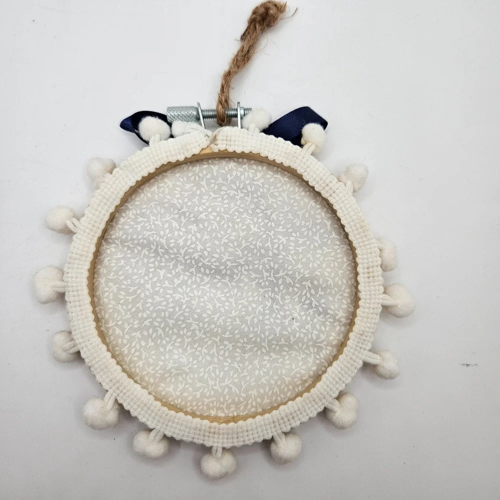 Handmade Embroidery Hoop Three Wise Men‎ Ornament Nativity Christmas Wall Decor